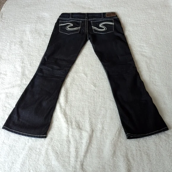 Silver Jeans Frances 18" Boot Cut Size 29 Length 31 - Picture 3 of 8